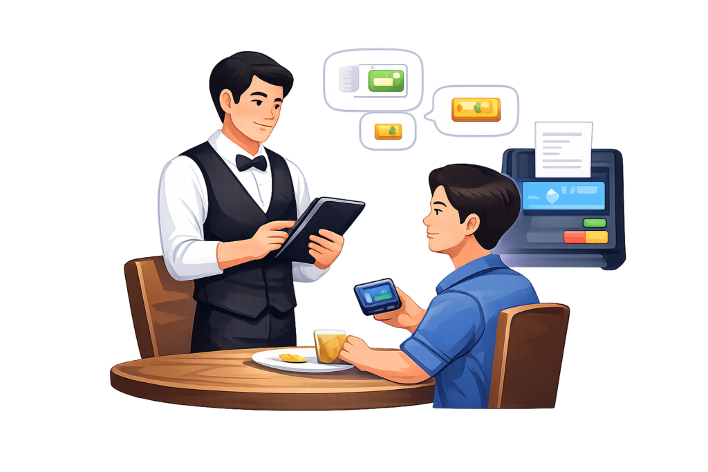 Bill payment at the restaurant (1)