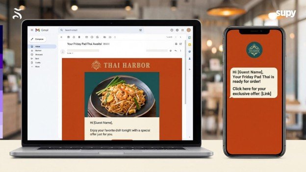 Email marketing allows restaurants to maintain communication with customers who have agreed to receive marketing messages. It can be useful for announcing new dishes, seasonal menus, special events, and relevant promotions. Unlike relying exclusively on social media algorithms, a restaurant can send messages directly to its opted-in email audience