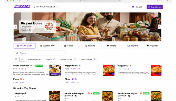 Run your restaurant seamlessly with Nexordr